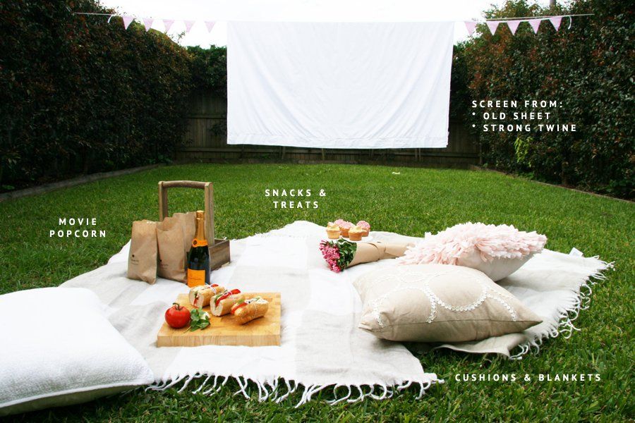 How to make your own Outdoor Cinema | Pretty Fluffy