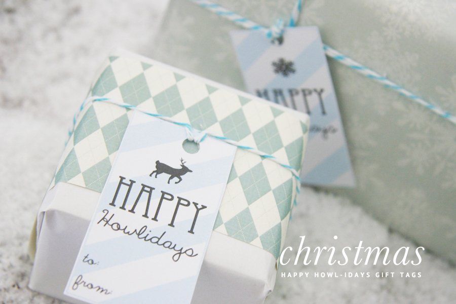 Dog Christmas Gift Labels | Pretty Fluffy