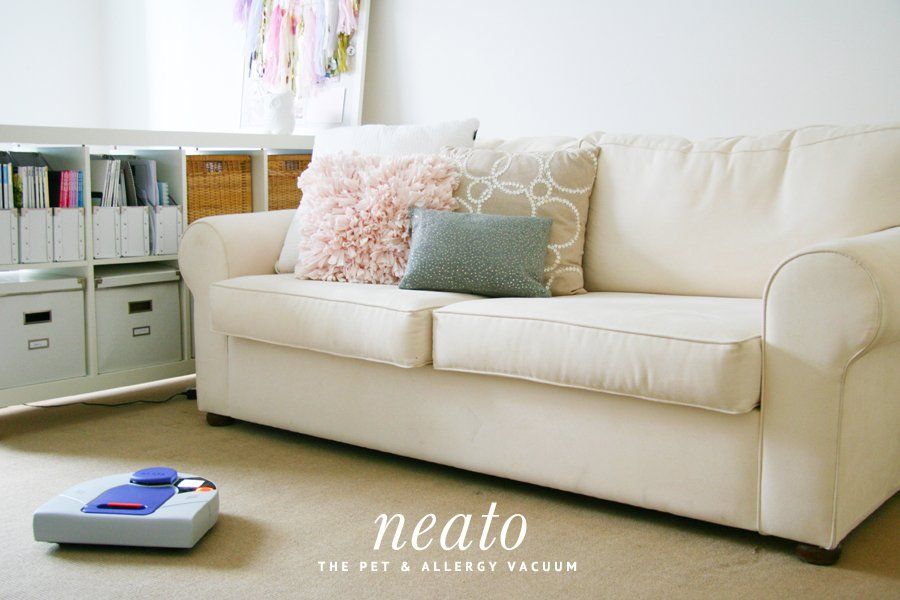 The Neato Pet Vacuum - a robotic and allergy friendly cleaner. Full review of the Neato pet & allergy robot vacuum - picks up more hair than other robot vacuums - perfect for pet owners tired of dog hair.