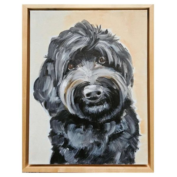 Minted Painted Dog Portrait