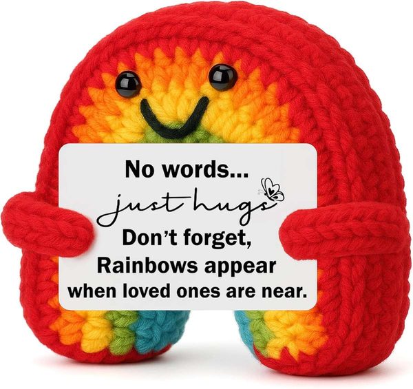 Crochet Rainbow Memorial Keepsake