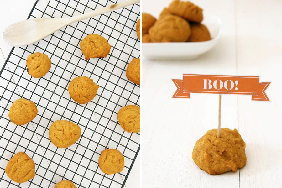 DIY Halloween Dog Treat Recipe | Looking for a quick and easy way to get your dog in on the Halloween spirit? Try our quick and easy Halloween dog treat recipe! Click for the full tutorial. | Pretty Fluffy