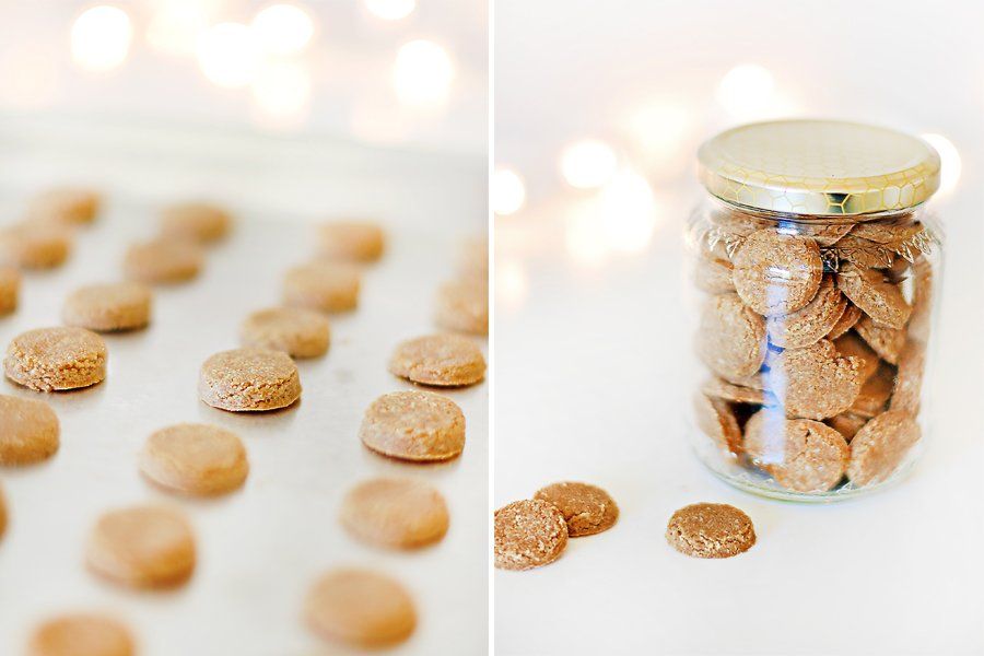 Holiday Dog Treats - PB & Ginger Snaps Recipe - These holiday dog treats are healthy, yummy and easy to make. Grab the recipe here and make your own treats for your dog and their friends these holidays.