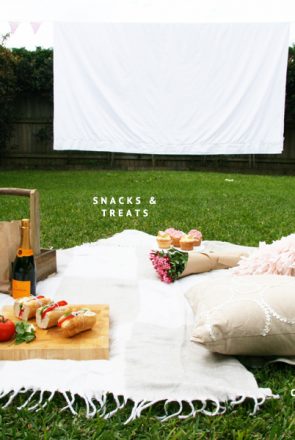 How to make your own Outdoor Cinema | Pretty Fluffy