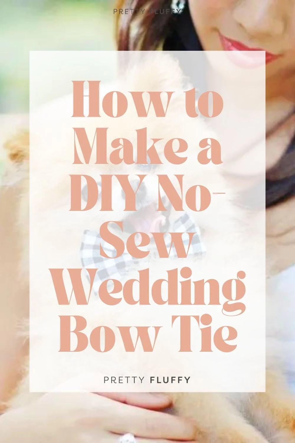 DIY No-Sew Wedding Bow Tie Easy & So Adorable!
