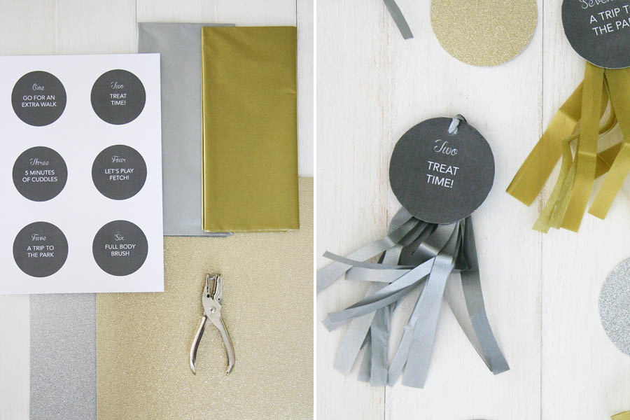 Easy Treat Free DIY Dog Advent Calendar with Free Printable 