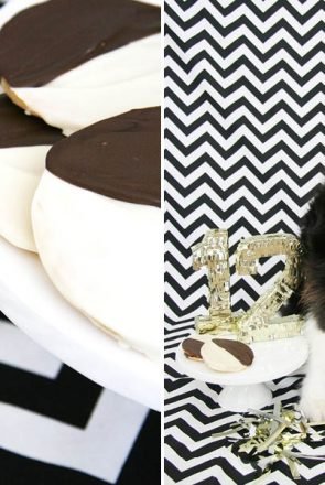 The iconic black and white cookie in dog form! Grab our FREE black and white cookie dog treat recipe here - it's super yummy, quick and easy to make. | Black & White Cookie Dog Treat Recipe | Pretty Fluffy