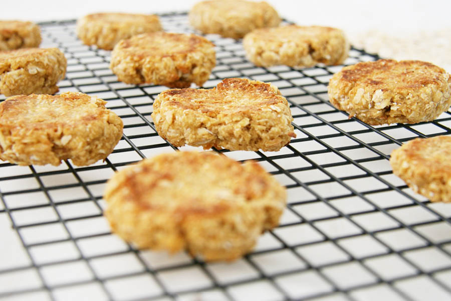 homemade Anzac biscuits for dogs