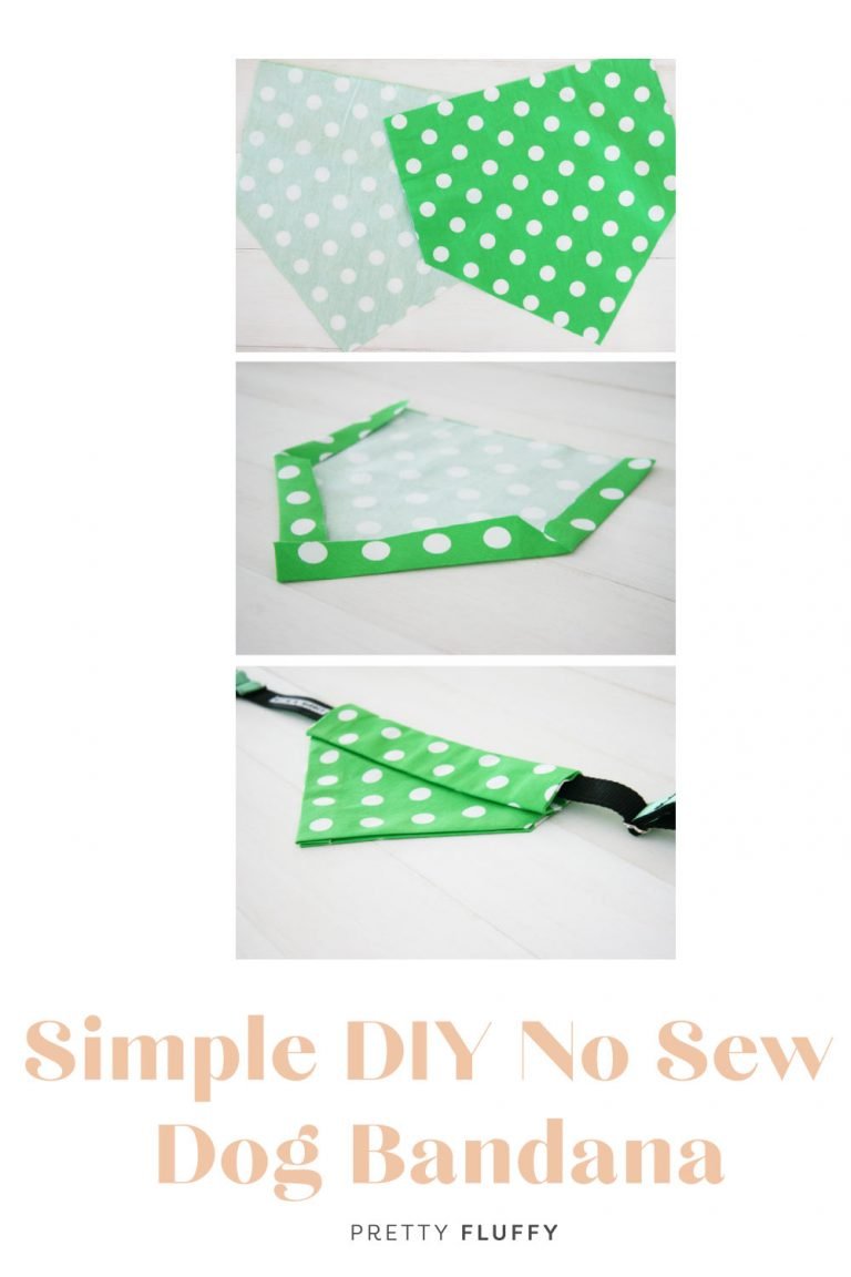 DIY No Sew Dog Bandana