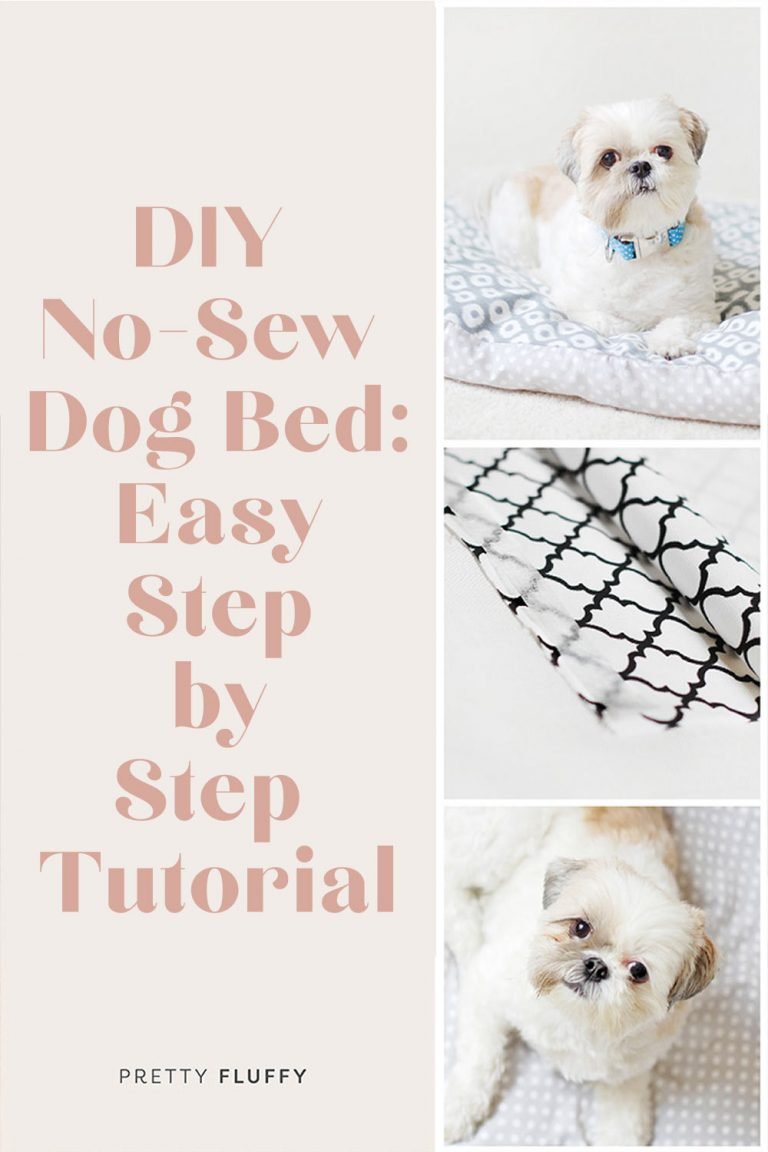 DIY NoSew Dog Bed DIY Dog Projects Pretty Fluffy