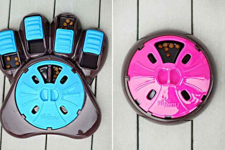 Review AiKiou Interactive Feeder for Dogs Pretty Fluffy