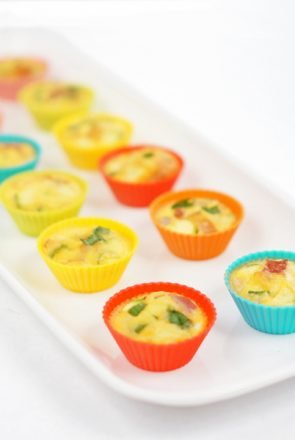 Mini Quiche Zucchini and Bacon Dog Treats Recipe | www.prettyfluffy.com