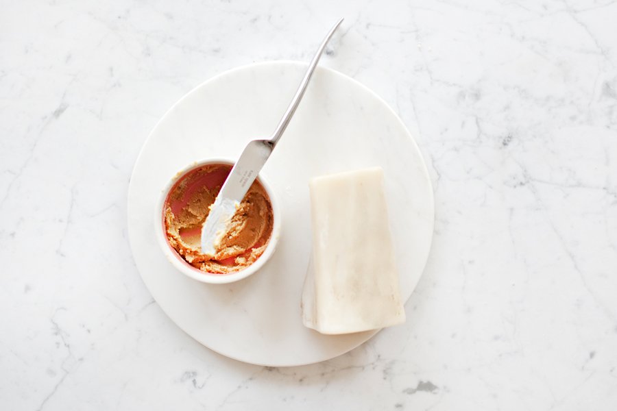 Make your own homemade, healthy peanut butter dog bone filling with our simple two ingredient recipe! Includes full tutorial.