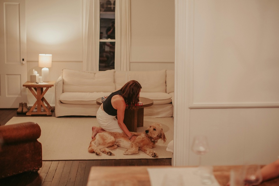 dog mom routine - wind down activities