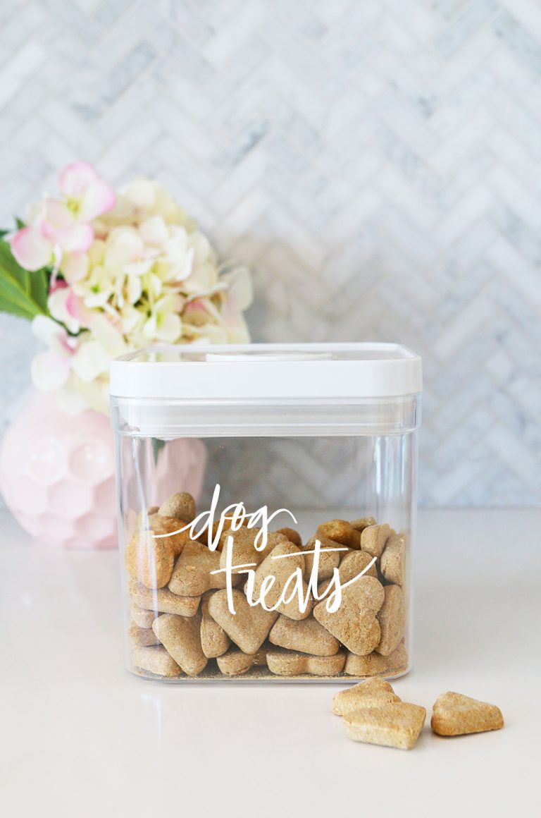 Stylish Dog Food Storage Solutions (& Free Printable Labels!) Pretty