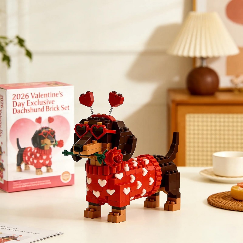 2026 Valentine’s Day Exclusive Dachshund Brick Set