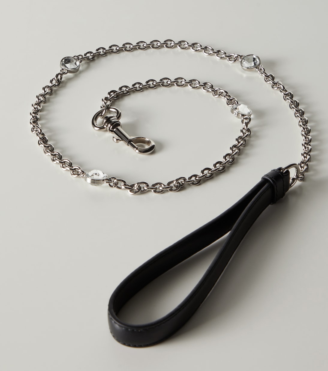 Miu Miu Chain and Leather Dog Leash