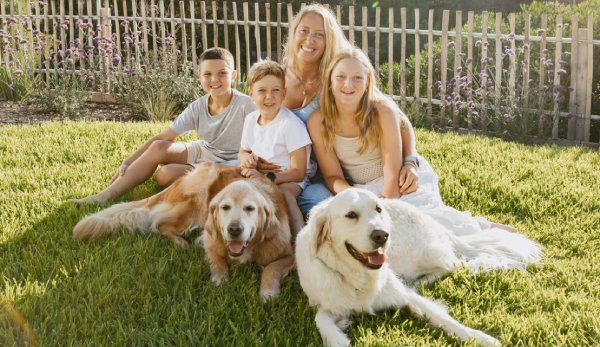 Dog Trainer Mel Cooper and family from Cooper & Kids