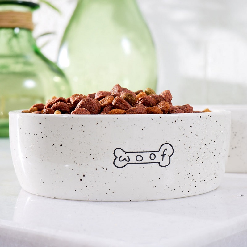 Pearhead Ceramic Woof Dog Bowl