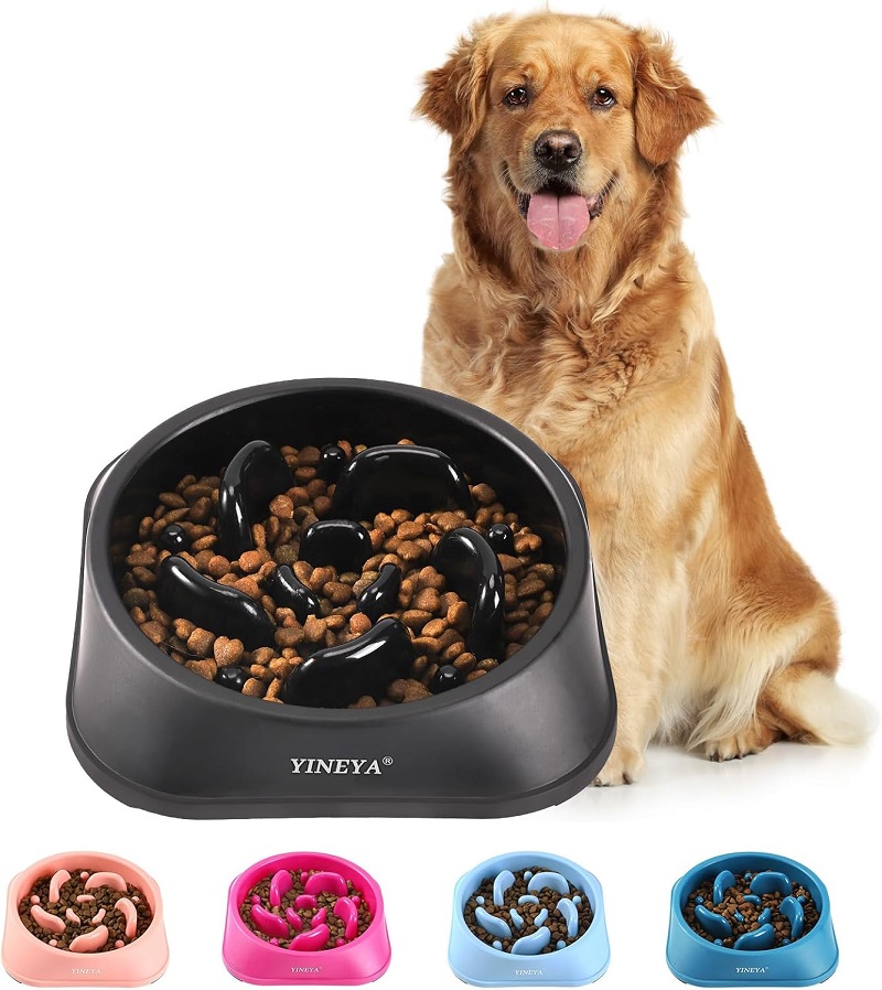 YINEYA Slow Feeder Dog Bowls