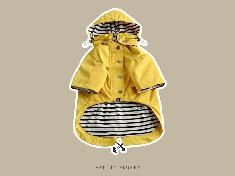 Morezi Dog Zip Up Raincoat
