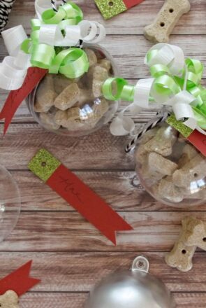 DIY Dog Treat Christmas Baubles