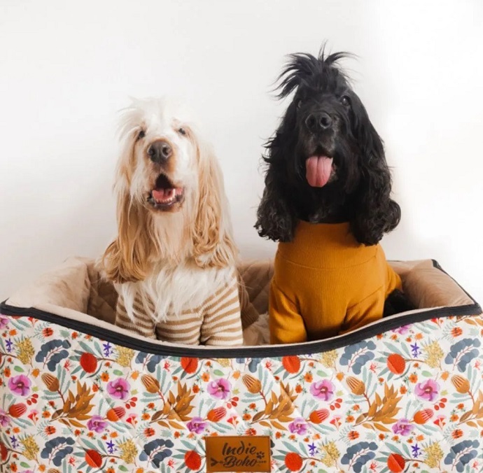 Indie Boho Double Dog Car Booster Seat - getting a second dog