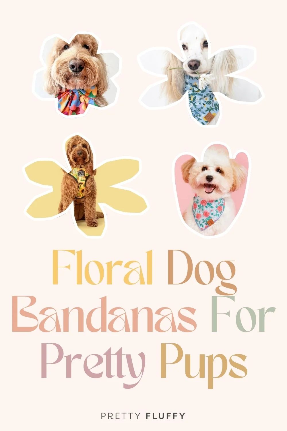 Floral Dog Bandanas For Pretty Pups