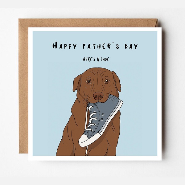 Dog Dad Father's Day Card