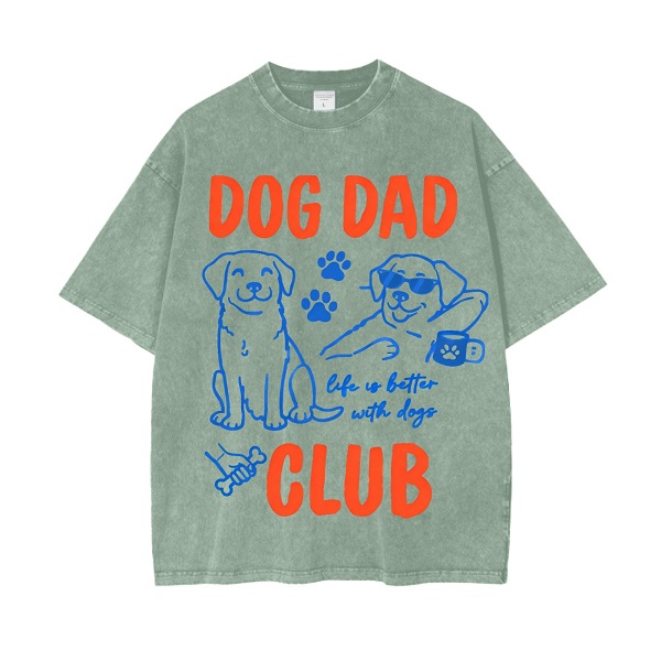 Retro Dog Dad Club Shirt by Colorful mamas