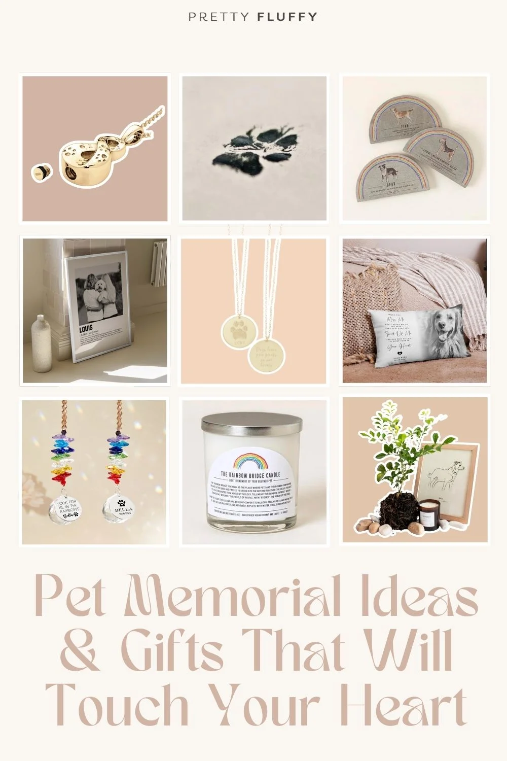Beautiful Pet Memorial Ideas & Gifts