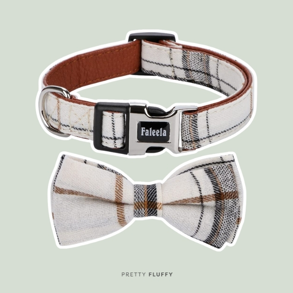 Faleela Bowtie Dog Collar