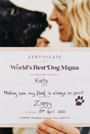 dog mom printable certificate