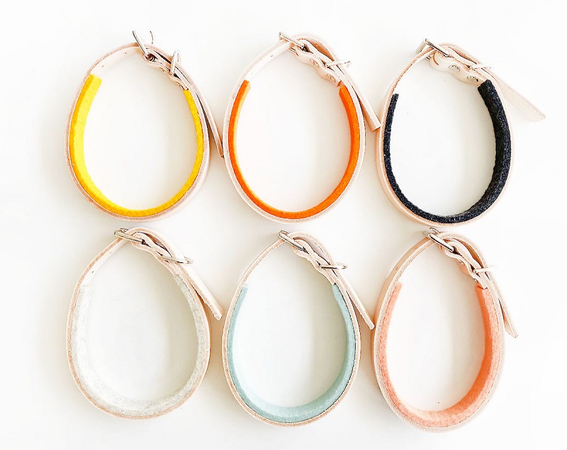 House Dogge Comfy Collar made from biodegradable vegetable tanned leather