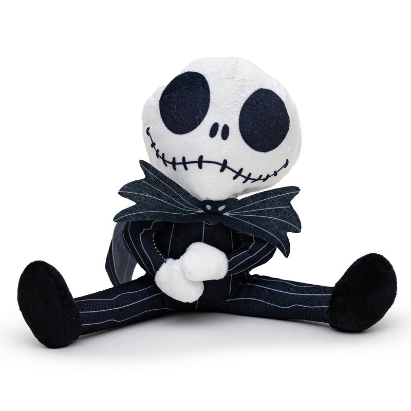 Buckle-Down Disney The Nightmare Before Christmas Jack Sitting Squeaky Plush Dog Toy