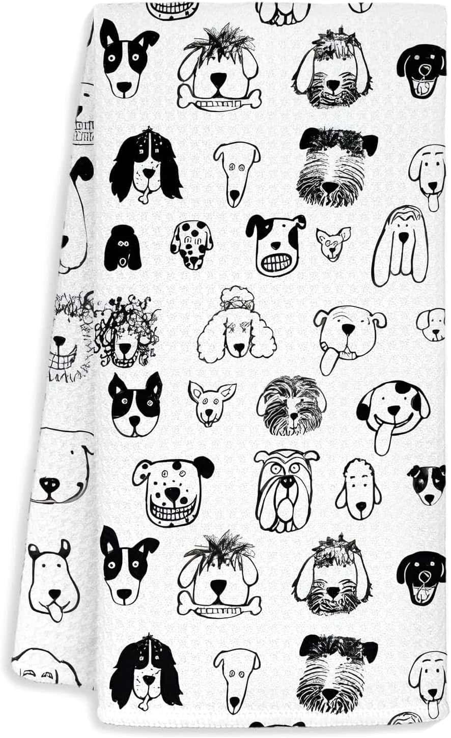 Dog Dish Hand Towels 