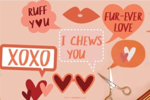 Pretty Fluffy Free Printable DIY Photo Booth Props for Dog Lovers