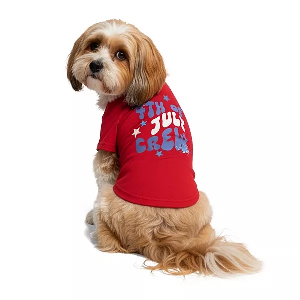 WOOF 4th of July Crew Pet Shirt