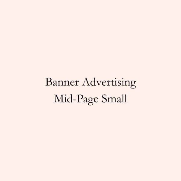 Banner Advertising - Mid-Page Small