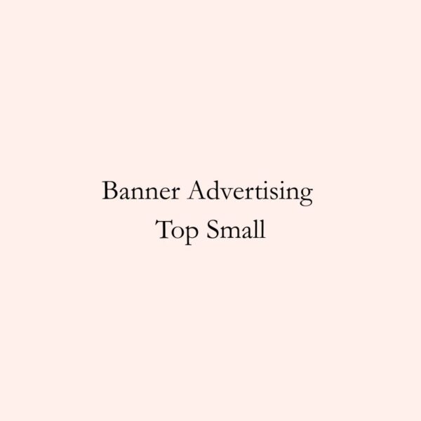 Banner Advertising - Top Small