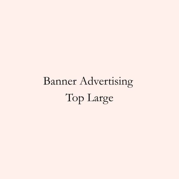 Banner Advertising -  Top Large