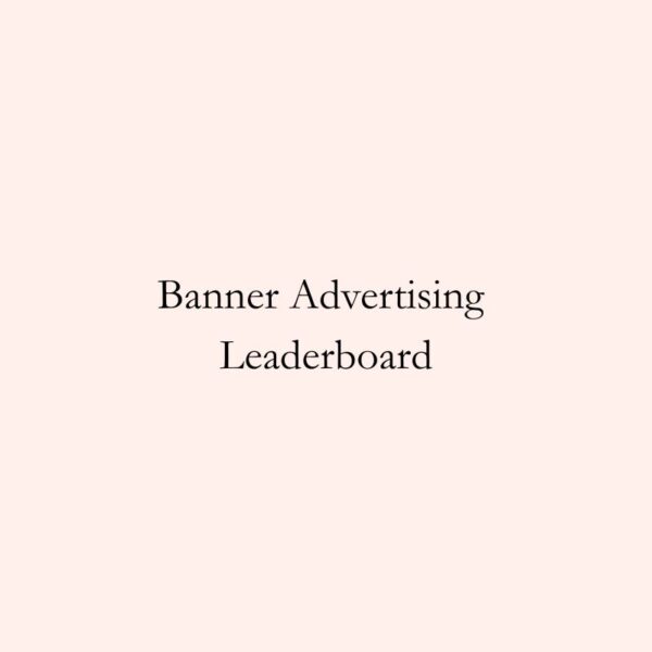 Banner Advertising - Leaderboard