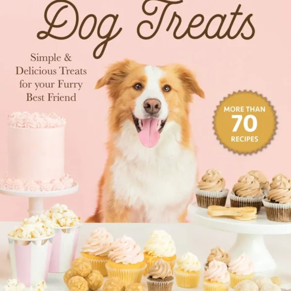 Book cover photo with a big dog