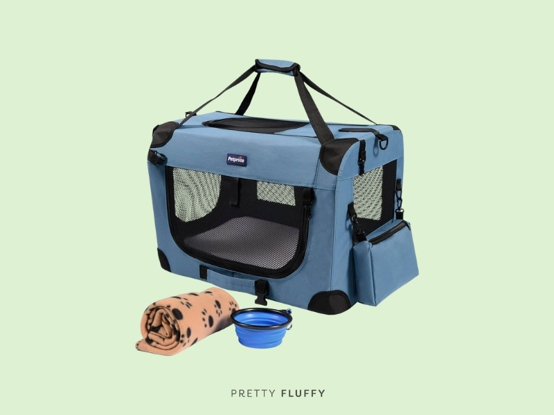 Petprsco Portable Collapsible Dog Crate