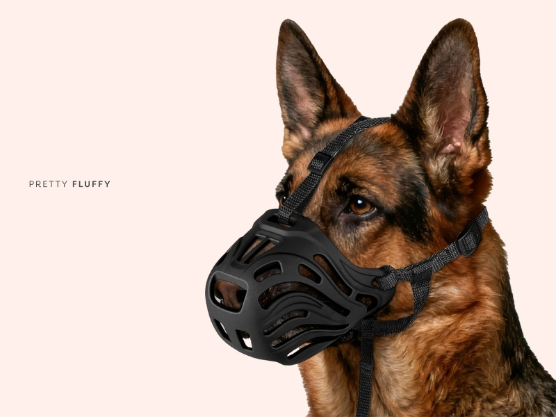 Qukcors Breathable Dog Muzzle 