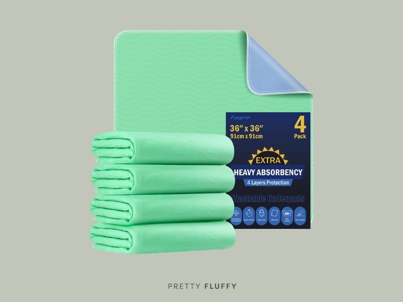 FYGRIP Extra Heavy Absorbency Washable Underpads