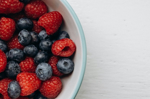 Blueberries and Raspberries for dogs