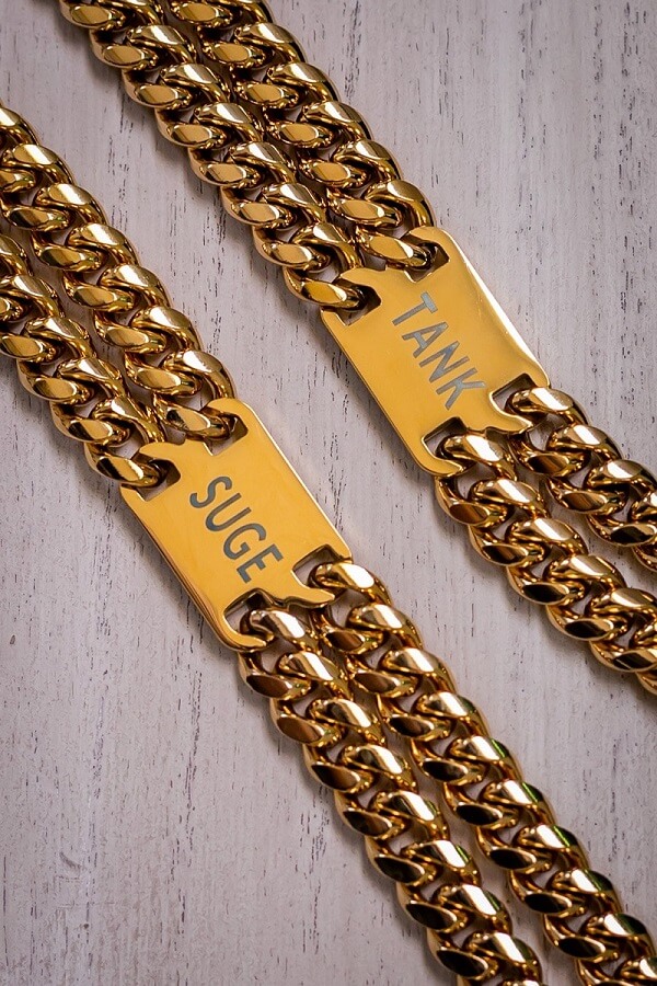Heady Doggs Custom Cuban Link Dog Collar