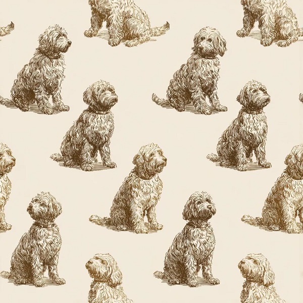 Canvas and Ivy Sketch & Sitter Wallpaper